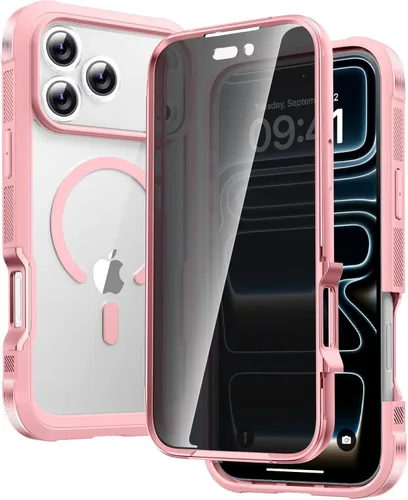Miniatura 50 de Diaclara - Funda compatible con iPhone 11, carcasa resistente de cuerpo completo con protector de pantalla integrado sensible al tacto y Transparente