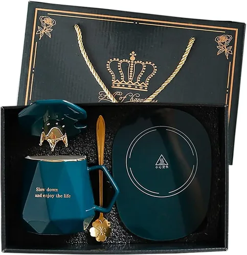Calentador de café para escritorio, con juego de tazas. Calentador de tazas, calentador de té, calentador eléctrico de bebidas, calentador de