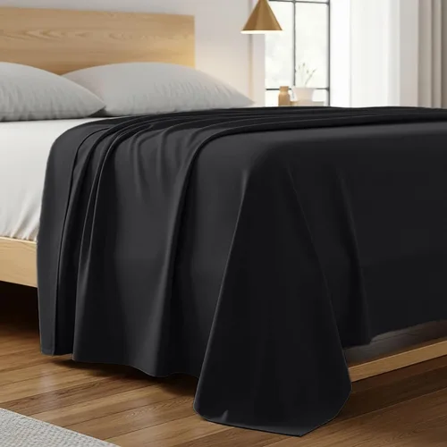 Miniatura 11 de Mellanni Sábana plana tamaño California King – Ropa de cama de la Colección Icónica – Lujo de hotel, extra suave, refrescante, resistente a las 1455