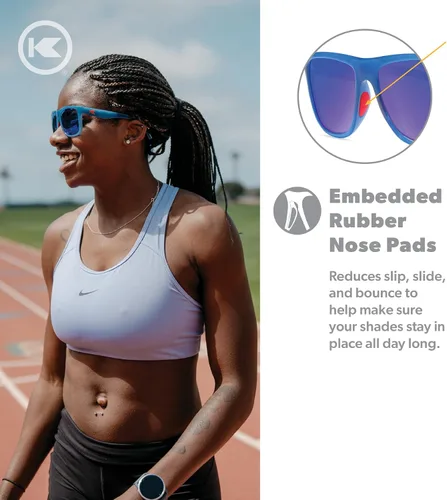 Miniatura 3 de Knockaround Torrey Pines - Gafas de sol polarizadas para hombres y mujeres, protección UV400 Victoria Lap / Moonshine