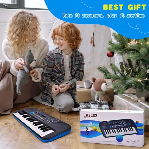 Miniatura 3 de Lexington EK3282 - Teclado de piano eléctrico digital portátil de 32 teclas, mini teclado musical para regalo para niños (negro)