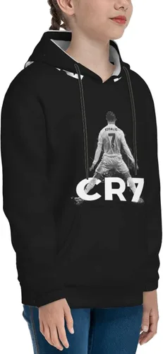 Miniatura 3 de LUJA DLING Ronaldo #7 Cr7 - Sudadera con capucha para adolescentes con bolsillo