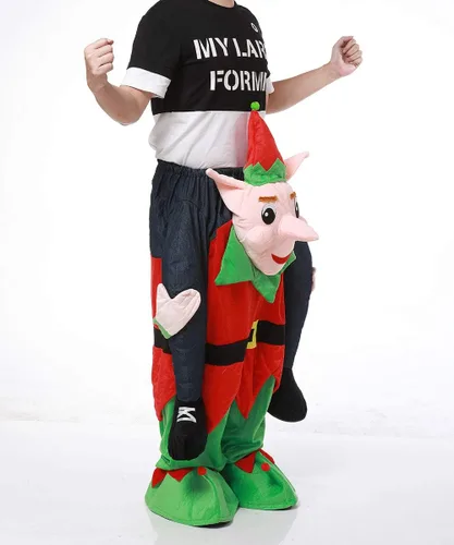 Miniatura 3 de Disfraz de elfo, divertido disfraz de Navidad, fácil de llevar y caminar, disfraces de Navidad para mujeres/hombres, disfraz unisex para adultos