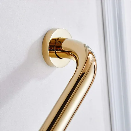 Miniatura 9 de WINCASE Barras de agarre doradas para ducha, mango de ducha de bañera, pasamanos de inodoro de 12 pulgadas de latón macizo para seguridad con Oro 12