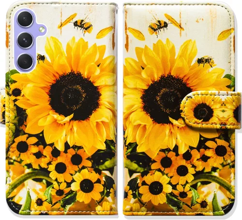 Miniatura 29 de Bcov Funda para Galaxy A54, diseño de pájaro negro y verde con tapa para teléfono con ranura para tarjeta y soporte para Samsung Galaxy A54 5G