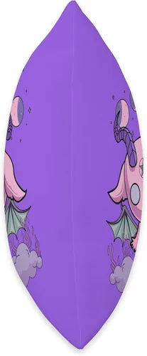 Miniatura 2 de Pastel Goth Kawaii Baphomet Anime Creepy Cute Pink Cojín morado, 16 x 16 pulgadas, multicolor