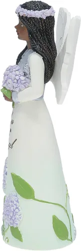 Miniatura 14 de Pavilion Gift Company 82433 Bless This Home - Figura de ángel ébano de 6 pulgadas, color crema