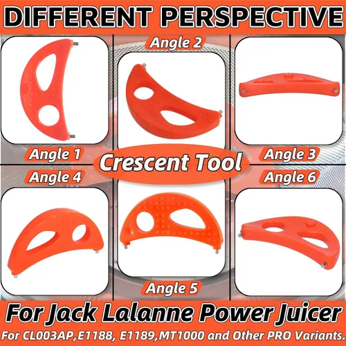 Miniatura 5 de Crescent Tool compatible con Jack Lalanne Power Juicer Parts para CL003AP E1188 E1189 MT1000 Piezas de repuesto de exprimidor Accesorios