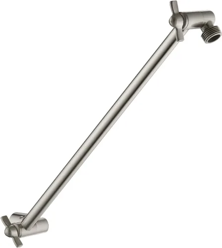 Miniatura 17 de BRIGHT SHOWERS Extensor de brazo de ducha de latón para lluvia y cabezal de ducha de mano, brazo de extensión universal de 14 pulgadas, altura