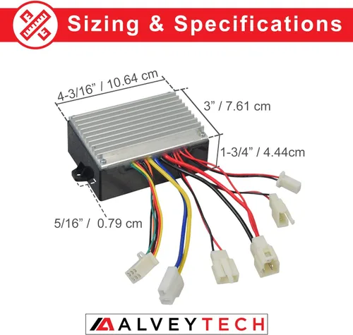 Miniatura 4 de AlveyTech Módulo de control de 36 voltios para Razor SX500 McGrath Dirt Rocket (V1+) - Controlador de bicicleta de velocidad de repuesto