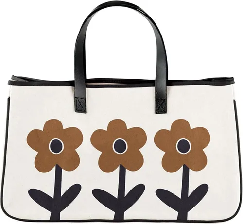 Miniatura 3 de Santa Barbara Design Studio Tote Bag For Women Hold Everything 100% Cotton Canvas Shoulder Bag with Waterproof Lining, Large