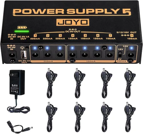 Miniatura 8 de JOYO Fuente de poder 2 JP-02 pedal de efecto aislado Multi ladrillo jp02