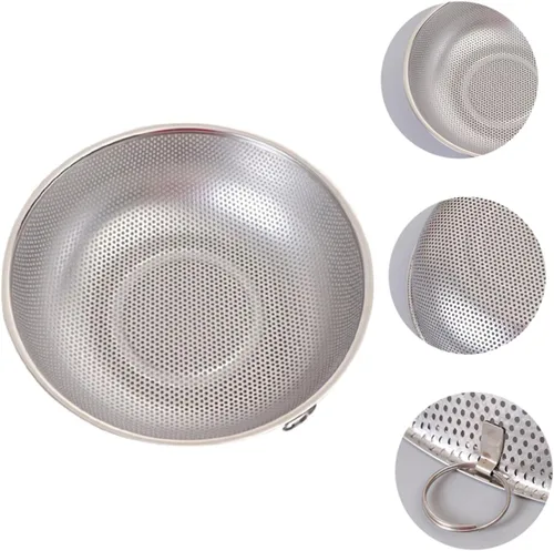 Miniatura 9 de Cesta de lavado de arroz, cesta de drenaje para lavabo, colador de arroz japonés, cuenco de enjuague de arroz, cesta de malla de malla, cuenco