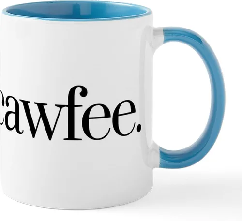 Miniatura 8 de CafePress Cawfee - Taza de café de cerámica (11.0 fl oz)