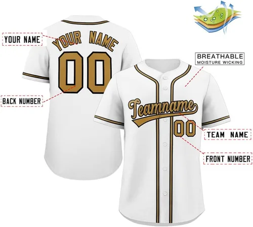 Miniatura 2 de Camisetas de béisbol en blanco personalizadas con botones y uniformes deportivos personalizados para hombresmujeresniños