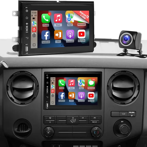 Miniatura 9 de Naifay 8Core 4G+64G Android 13 Car Stereo para Ford F150 2009 2010 2011 2012 actualización de radio, 2K 13.1 pulgadas pantalla táctil para Ford