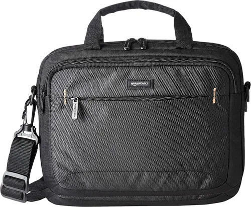 Miniatura 11 de Amazon Basics - Funda de transporte para laptop con correa de hombro, 1 unidad, 11.6 pulgadas, negro