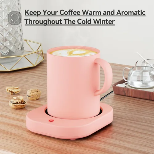 Miniatura 4 de Calentador de cera de cera mejorada para velas en frascos, libera de forma segura aromas sin llama, calentador de tazas de café para escritorio