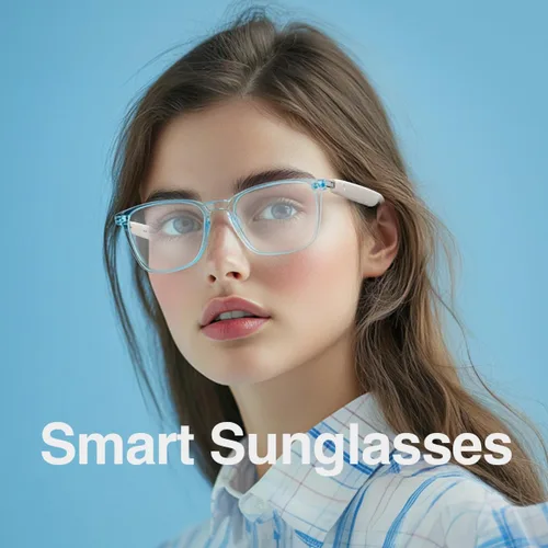 Miniatura 2 de GS07 - Lentes de sol fotocromáticos inteligentes, lentes de luz azul para hombres, Bluetooth 5.4, micrófono de sonido abierto y altavoces