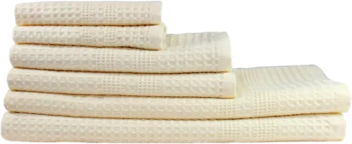 Miniatura 25 de GILDEN TREE Sábana de Baño Waffle Toallas de Baño Grandes de Secado Rápido Toallas Corporales Delgadas, Toallas de Baño Extragrandes de 40x80 Espuma