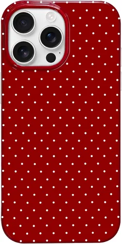 Miniatura 68 de Hython Funda para iPhone Air, diseño estético de lunares lindos, funda simple de 6.5 pulgadas, delgada, antiarañazos, parachoques de TPU suave, a