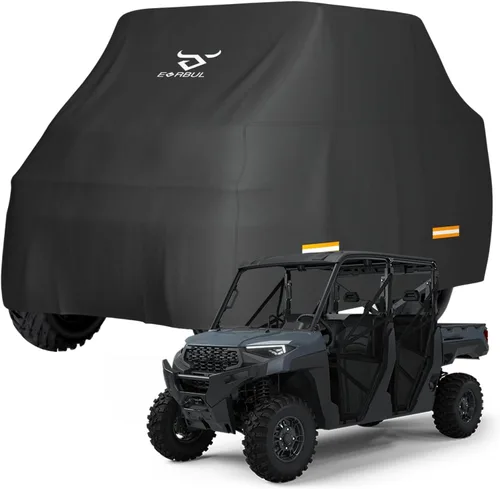 Miniatura 10 de EVRBUL Cubierta UTV de 126 pulgadas de largo x 69 pulgadas de ancho x 68 pulgadas de alto, impermeable, resistente, 420D, para exteriores