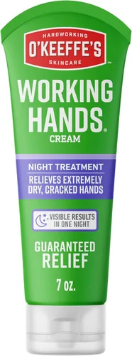 Miniatura 11 de O'Keeffe's Working Hands - Crema de manos para tratamiento nocturno para sequedad extrema - Tubo de 3 oz (paquete de 2) - Cuidado reparador