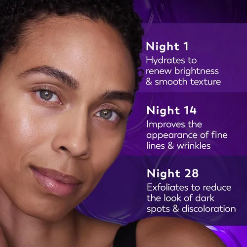Miniatura 6 de Olay Regenerist - Exfoliante químico para cara, mascarilla facial durante la noche, cuidado de la piel antienvejecimiento, suero de noche