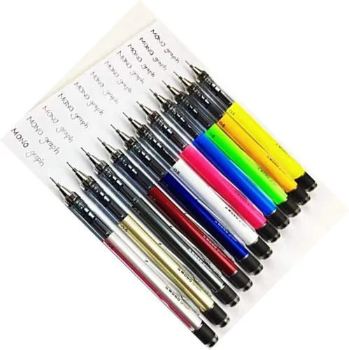 Miniatura 4 de Tombow Mono Graph Shaker - Portaminas (0.020 in, cuerpo negro (SH-MG11)