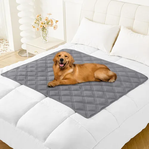 Miniatura 41 de Smiry Funda Impermeable para Cama de Perro, Manta Suave Reversible para Mascotas, Lavable a Prueba de Fugas para Gatos y Perros, Funda para Sofá