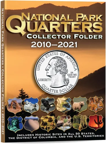 Miniatura 14 de Whitman Tablero Compacto para Coleccionista de Monedas - Mapa de Monedas de Estados Unidos, Serie de Cuartos de Moneda de 1999 – 2009 incluyendo DC