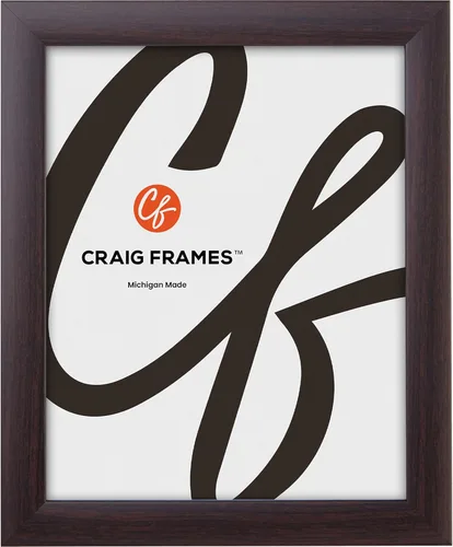 Miniatura 6 de Craig Frames 1WB3BK Marco de fotos negro de 5 x 7 pulgadas con montaje para mostrar una foto de 4 x 6 pulgadas