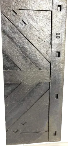 Miniatura 2 de Guardabarros negros para semi camión y remolque - Chevron 61 x 61 cm de hule resistente - Juego de 2