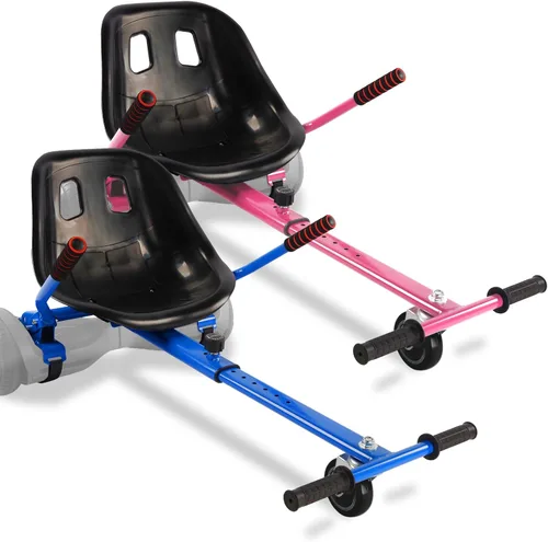 Miniatura 13 de Accesorio de asiento para aeropatineta, para aeropatinetas de 6.5 pulgadas, 8 pulgadas, 10 pulgadas, carrito de hover para niños y adultos, Negro