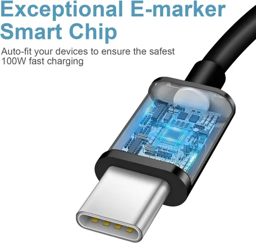 Miniatura 2 de Cargador de carga rápida USB C de 3 pies para iPhone 17, 16, 15, carga rápida, paquete de 2 unidades para iPhone 17/17 Plus/17 Pro/17 Pro Max/iPhone