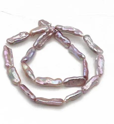 Miniatura 20 de Perlas Barrocas Naturales Irregulares Cultivadas en Agua Dulce Perla Suelta para Elaboración de Collares, Pendientes, Joyería para Mujeres DIY 36 cm