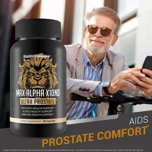 Miniatura 6 de Max Alpha X10ND Ultra Prostate - Soporte de próstata T para hombres - Promueve la energía y la resistencia - Apoyo al flujo sanguíneo para la salud