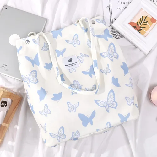 Miniatura 60 de Ayieyill - Bolsa de pana para mujer y niña, con correa de lona para colgar al hombro, bolsa con bolsillo