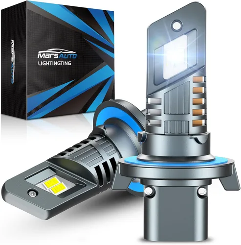 Miniatura 24 de Marsauto Bombillas antiniebla 9005 HB3 HB3U 9005XS 12 chips CSP, paquete de 2 M1 Blanco