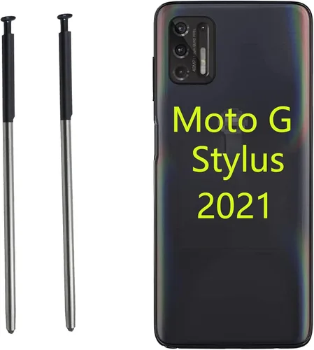 Miniatura 2 de Paquete de 2 lápices capacitivos de repuesto para Motorola Moto G Stylus 2021 XT2115 All Verison S Pen negro, no para G Stylus 5G (2021)