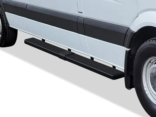 Miniatura 8 de APS Barra de paso trasero Nerf compatibles con Dodge Sprinter 2007-2009 camioneta de tamaño completo y Mercedes-Benz Sprinter 10-26