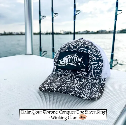Miniatura 6 de Gorra de pesca ajustable de malla con cierre de presión + múltiples parches