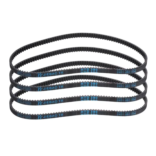 Miniatura 81 de uxcell 4pcs HTD-3M correa dentada de goma 60 dientes, 7.087 in de longitud de paso x 0.236 in de ancho x 0.094 in de altura, correa de distribución