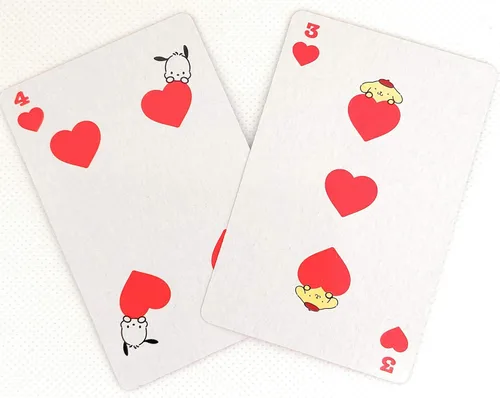 Miniatura 8 de Cartas de juego de personajes Sanrio Hello Kitty, Little Twin Stars, My Melody, Cinnamoroll, Pompompurin, Pochacco 3.5 x 2.4 x 0.7 pulgadas