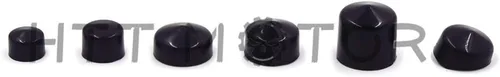 Miniatura 6 de MT247-003-BK Tapas Superiores de Pernos Negros Compatibles con Harley Davidson Dyna Glide Twin Cam 1991-2012