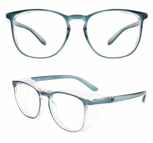 Miniatura 8 de Alsenor Gafas de seguridad antiniebla, gafas protectoras con bloqueo de luz azul, antipolvo, protección UV, para hombres y mujeres (jade)