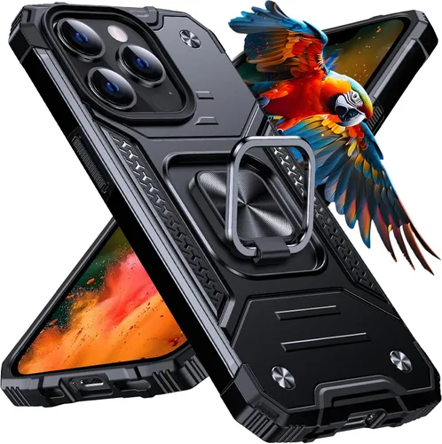 Miniatura 12 de Anqrp Funda resistente para iPhone 6/7/8/SE/SE2 con soporte de anillo mejorado y agarre, grado militar, a prueba de golpes, resistente y robusta