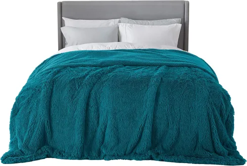Miniatura 36 de Bedsure GentleSoft Manta de Tiro de Piel Sintética Esponjosa y Suave para Sofá, Forro Polar Sherpa Suave Regalos Acogedores para Mujeres, Manta