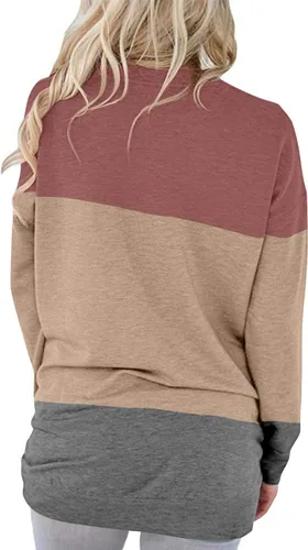 Miniatura 4 de Angerella - Blusas casuales con bolsillos y de corte holgado para mujer