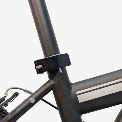 Miniatura 9 de ZiZZO Campo Bicicleta plegable de 20 pulgadas con vástago ajustable de 7 velocidades, marco ligero Negro